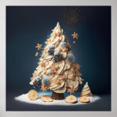 Weihnachts Candy Cake Weihnachtsbaum Poster (Vorne)