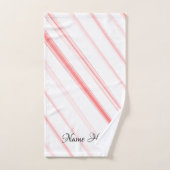 Weihnachts Candy Cane Badezimmer Handtuchhandtuch Badhandtuch Set (Handtuch)