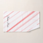 Weihnachts Candy Cane Badezimmer Handtuchhandtuch Badhandtuch Set (Handtuch)