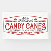 Weihnachts Candy Cane Bar Banner (Horizontal)