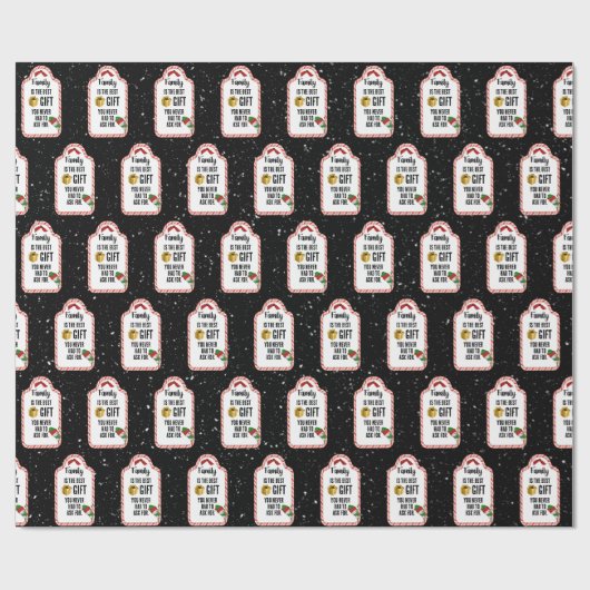 Weihnachts-Candy Cane Geschenktasten Geschenkpapier (Flach)