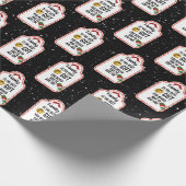 Weihnachts-Candy Cane Geschenktasten Geschenkpapier (Ecke)