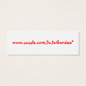 Weihnachts Candy Cane Gift Tags (Rückseite)