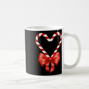 Weihnachts Candy Cane Herz für Kinder Männer Fraue Kaffeetasse
