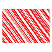 Weihnachts Candy Cane Holidays Rote Streifen (Vorderseite (Horizontal))