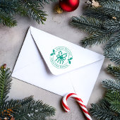 Weihnachts-Candy-Cane-Holz-Stempel Permastempel