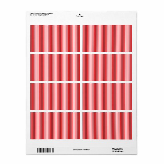 Weihnachts Candy Cane in Christmas Red (Vorne)