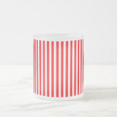 Weihnachts Candy Cane in Christmas Red Mattglastasse (Mittel)
