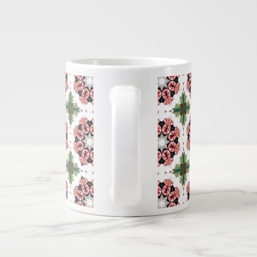 Weihnachts Candy Cane Jumbo-Tasse (Rückseite)