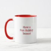 Weihnachts-Candy-Cane mit roter Schleife Tasse (Links)