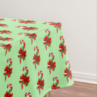 Weihnachts Candy Cane Red Green Small Tableclout Tischdecke