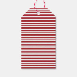 Weihnachts-Candy-Cane-Streifen Geschenkanhänger