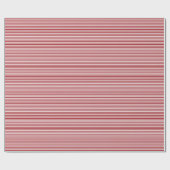 Weihnachts-Candy-Cane-Streifen Geschenkpapier (Flach)