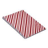 Weihnachts-Candy-Cane-Streifen Notizblock (Rechte Seite)