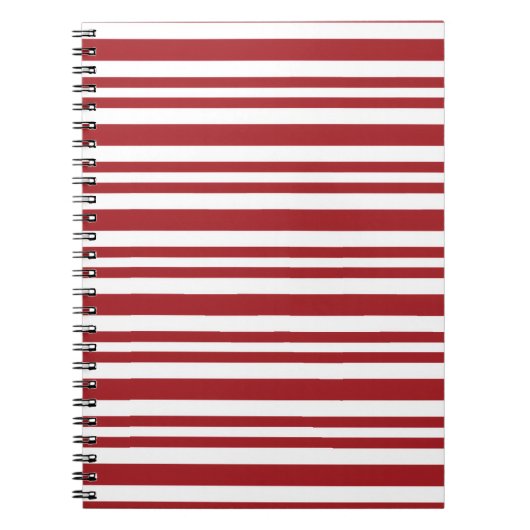 Weihnachts-Candy-Cane-Streifen Notizblock (Vorderseite)