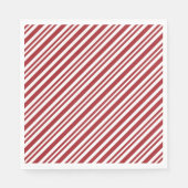 Weihnachts-Candy-Cane-Streifen Serviette (Vorderseite)