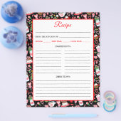 Weihnachts Candy Cane Süßigkeiten Rezept Seite (Einzeln)