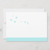 Weihnachts-, Candy Cane- und Stars-Weihnachtsfest  Einladung (Rückseite)