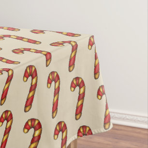 Weihnachts Candy Cane Zucker Cookie Urlaub Weihnac Tischdecke