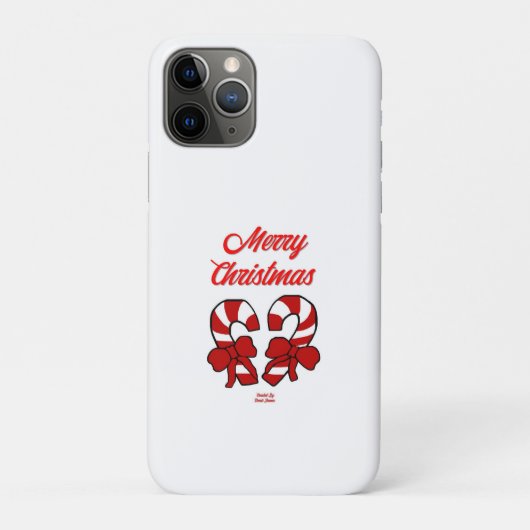 Weihnachts Candy Canes Apple iPhone 11 Pro Fall Case-Mate iPhone Hülle (Rückseite)