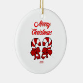 Weihnachts Candy Canes Circle Ornament (Rechts)