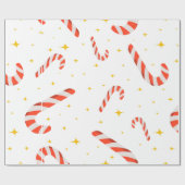 Weihnachts-Candy Canes Holiday Geschenkpapier (Flach)