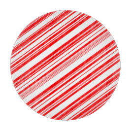Weihnachts-Candy Canes Red White 4Erin Schneidebrett