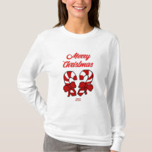 Weihnachts-Candy Canes Women's Long Sleeve Shirt