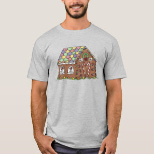 Weihnachts Candy Covered Gingerbread House Xmas T- T-Shirt