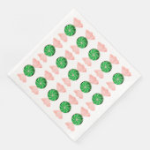 Weihnachts Candy Dinner Napkins Serviette (Ecke)