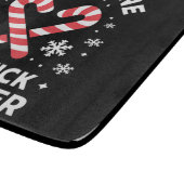 Weihnachts Candy Heart Wir kleben zusammen Schneidebrett (Ecke)