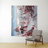 Weihnachts Candy Land Holiday Foto Hintergrund Wandteppich (Beispiel)