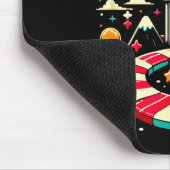 Weihnachts-Candy-Land-Regenbogenpfad-Candy-Cane-Fr Mousepad (Ecke)