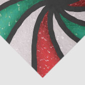 Weihnachts-Candy Peppermint Mint gestettetes Glas Seidenpapier (Ausschnitt)