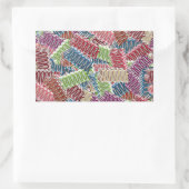 Weihnachts-Candy-RECTANGLE STICKERS (Tasche)