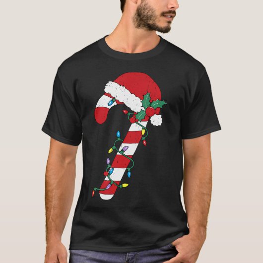 Weihnachts Candy Santa Xmas Kinder Kleinkind Jugen T-Shirt (Vorderseite)