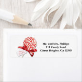 Weihnachts Candy Sucker mit Grußurlaub (Insitu)