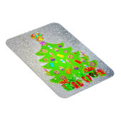 Weihnachts Candy Tree Flat Holiday Magnet (Rechte Seite)