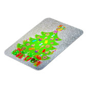 Weihnachts Candy Tree Flat Holiday Magnet (Linke Seite)
