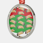 Weihnachts-Cannoli Ornament Aus Metall (Links)
