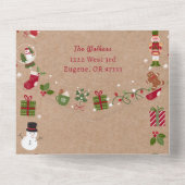 Weihnachts-Card-Collage Rezept Foto Weihnachten All In One Einladung (Rückseite)