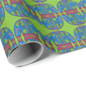 Weihnachts-Cardigan-Geschenkwrap Geschenkpapier (Rolleneckpunkt)