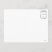 Weihnachts-Carol-Crew-Postkarte Feiertagspostkarte (Rückseite)