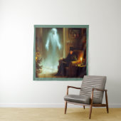 Weihnachts-Carol-Geist der Weihnachtsgeschichte Wandteppich (Beispiel)