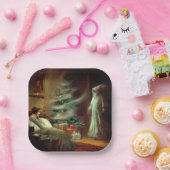 Weihnachts-Carol-Geist der Weihnachtszeit Gegenwar Pappteller (Party)