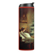 Weihnachts-Carol-Geist der Weihnachtszeit Gegenwar Thermosbecher (Nach links gedreht)