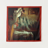 Weihnachts-Carol-Geist der Weihnachtszeit Gegenwar Wandteppich (Vorderseite (Horizontal))