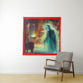 Weihnachts-Carol-Geist der Weihnachtszukunft Wandteppich (Beispiel)