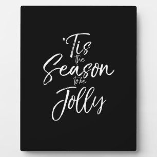 Weihnachts-Carol Musical Zitat der Jahreszeit Joll Fotoplatte