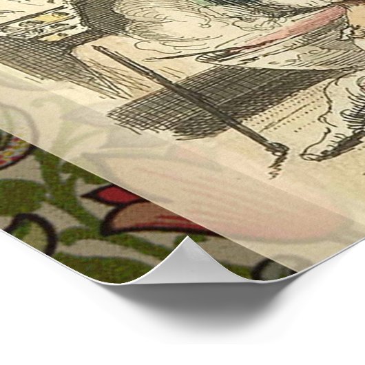 Weihnachts-Carol-Scrooge-Ghost-Geschenk Poster (Ecke)